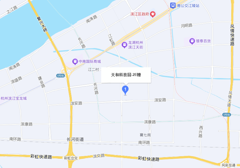 杭州桑桥网络科技有限公司所在位置示意图 杭州桑桥网络科技有限公司所在位置示意图